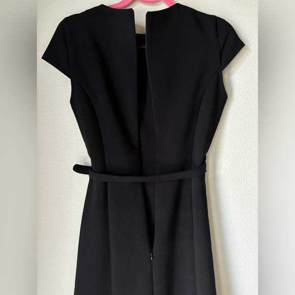 H&M sheath belted black Dress - Picture 2 of 8